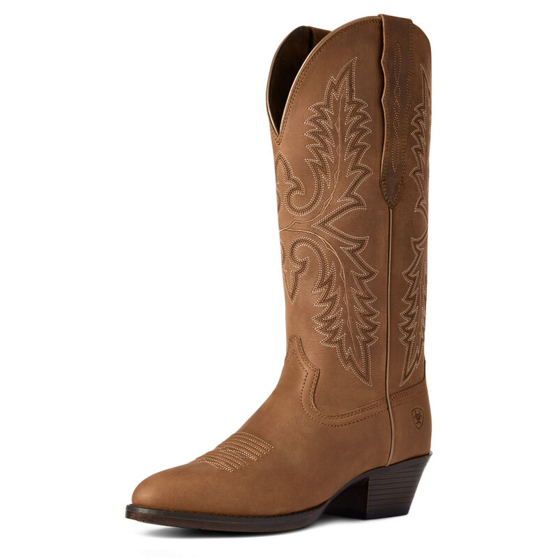 Ariat Heritage Elastic Wide Calf - Naisten Ruskea Bootsit ( SXVKZE-865 )